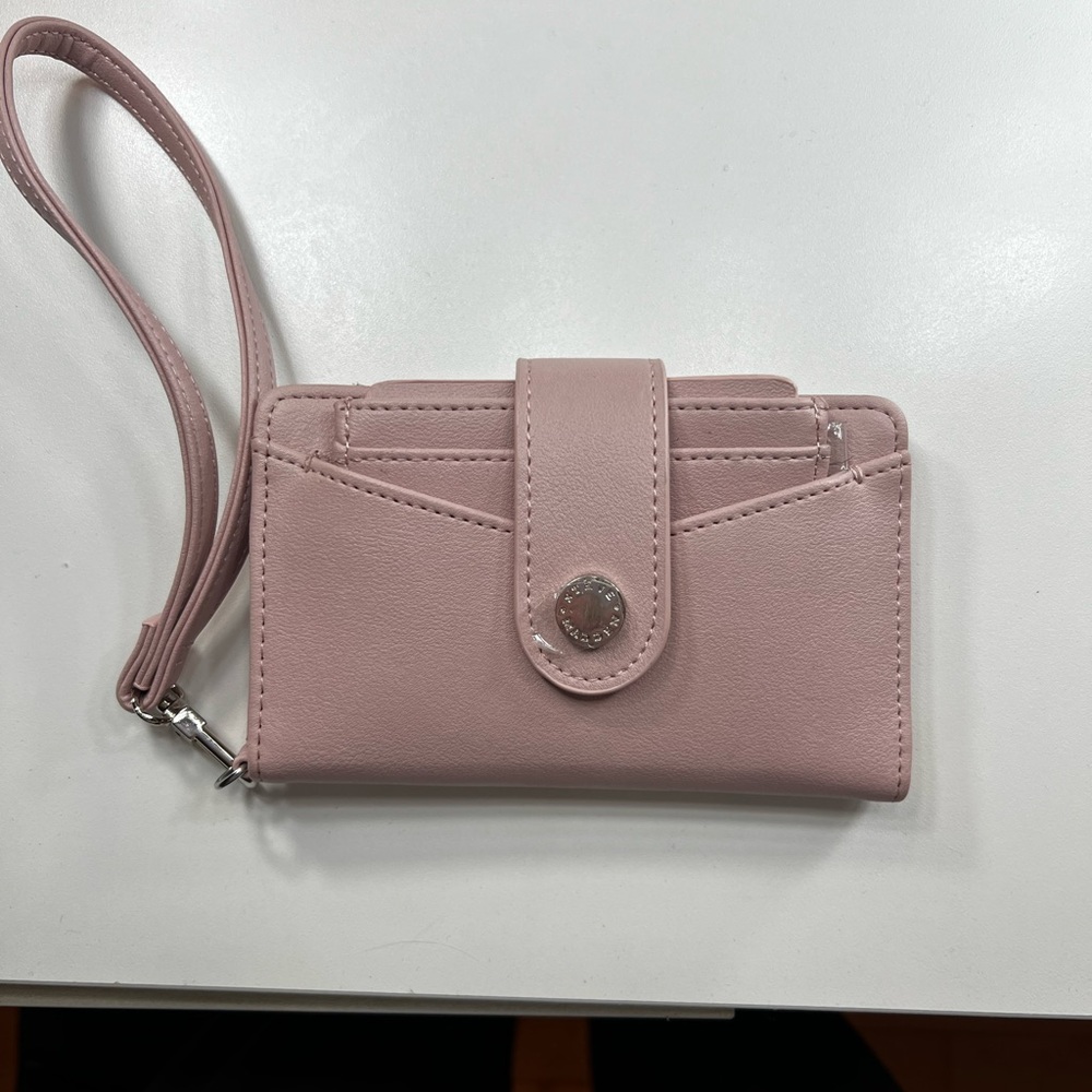 Steve Madden Blush Pink Wristlet Wallet - Picture 2 of 3